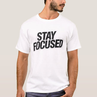“Camiseta Fique Focado – Camiseta Juvenil Motivaci