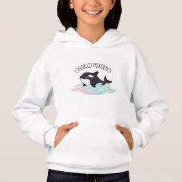 Camiseta Fique Fresco - Baleia Orca Kawaii Fofa