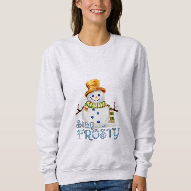 Camiseta Fique Frosty Snowman (Frente)