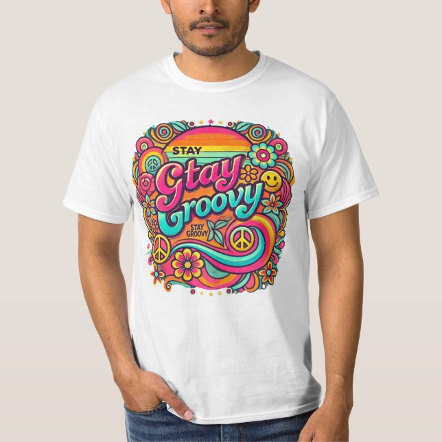 Camiseta Fique Groovy (Frente)
