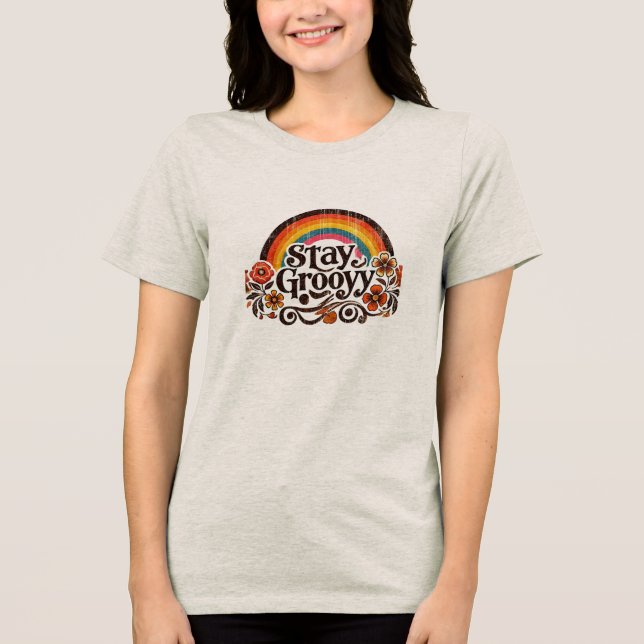 Camiseta Fique Groovy (Frente)
