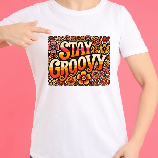 Camiseta Fique Groovy (Criador carregado)