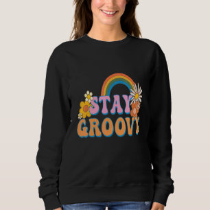 Camiseta Fique Groovy Fofo Estética Indie Retrô Anos 70 Hip