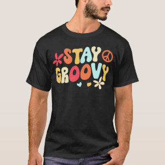 Camiseta Fique Groovy Hippie