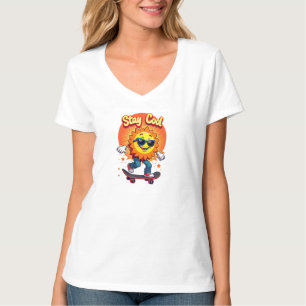 Camiseta Fique Legal com o Skateboard Sun