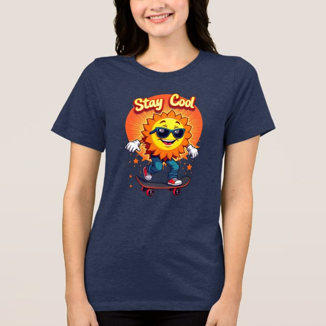 Camiseta Fique Legal com o Skateboard Sun (Frente)