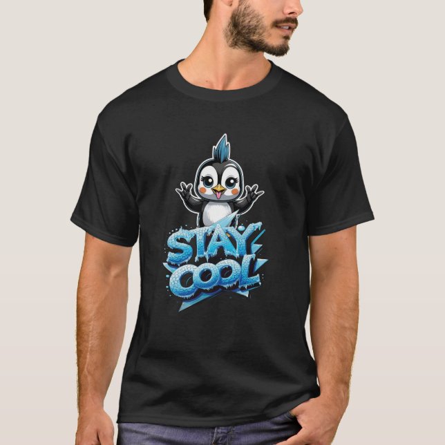 Camiseta Fique Legal Pinguim (Frente)