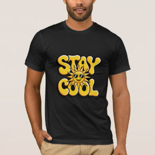 Camiseta Fique Legal Sol Retro Com Óculos De Sol