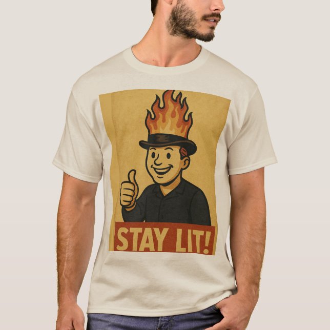 Camiseta Fique Ligado (Frente)