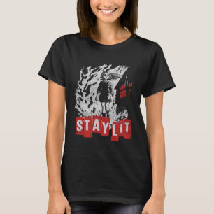 Camiseta Fique Lit Irônico Sarcástico Gloomy Gótica Punk