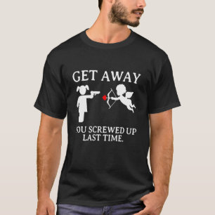 Camiseta Fique longe do Dia Anti aos Namorados
