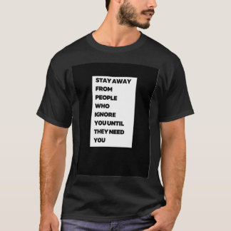 Camiseta Fique longe do Pessoas Life Hack