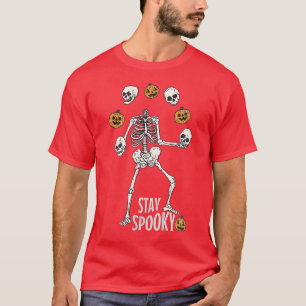 Camiseta Fique Mágico Groovy Fofo esqueleto dançante Dia da