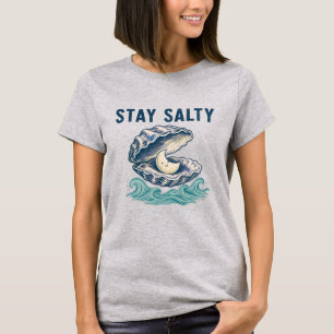 Camiseta Fique Minimalista Salgada Costeira