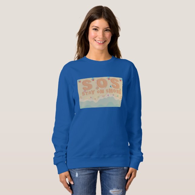 Camiseta Fique na praia (Frente Completa)