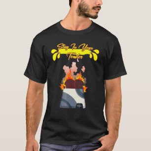 Camiseta Fique Na Sua Grafia De Humor De Torradeira