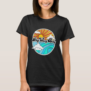 Camiseta Fique Ondulado Bebê Vintage Retro Hippies Surfista