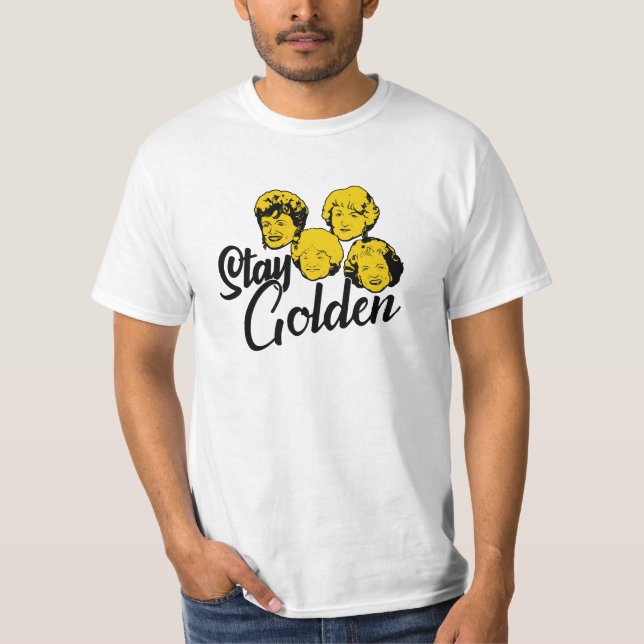 Camiseta fique ouro com quatro garotas (Frente)