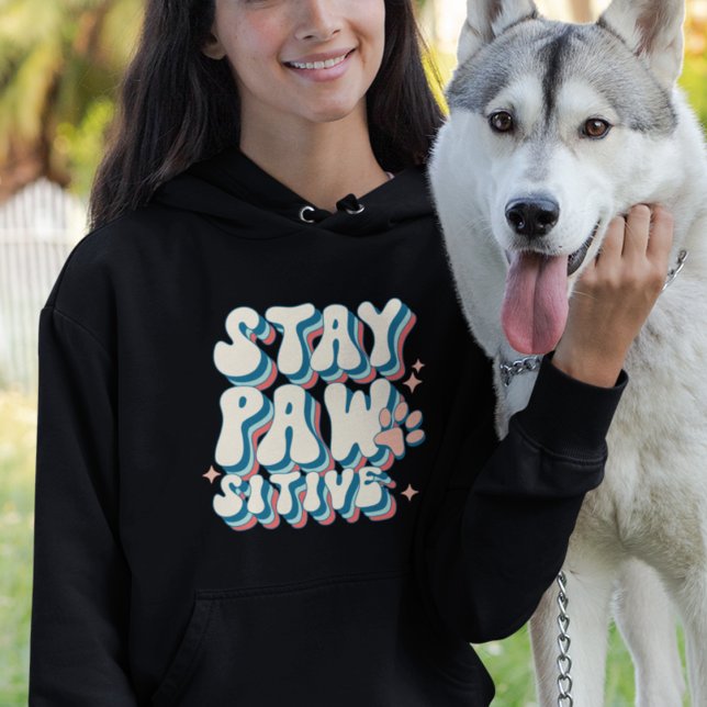 Camiseta Fique Pawsitivo  (Criador carregado)