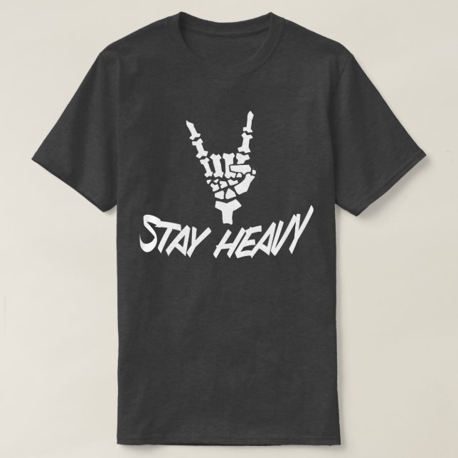 Camiseta Fique pesado (Frente do Design)