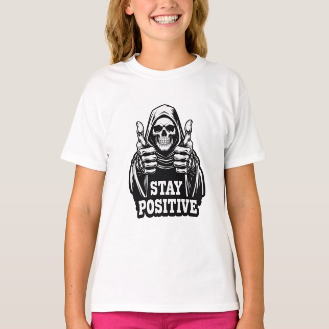 Camiseta Fique Positivo (Frente)