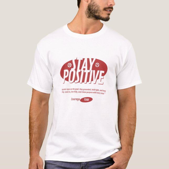 Camiseta Fique Positivo (Frente)