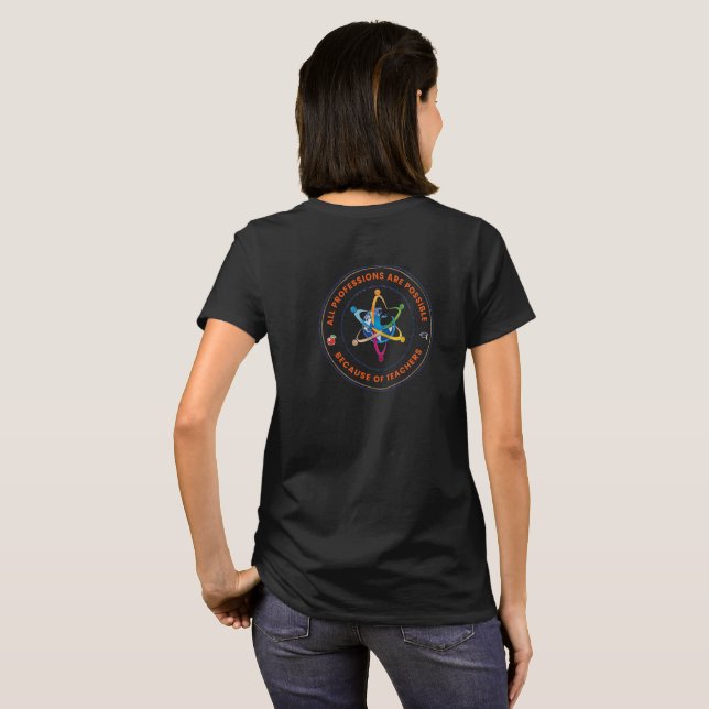 Camiseta Fique Professor (Parte Traseira Completa)
