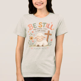Camiseta Fique quieto e saiba