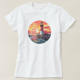 Camiseta Fique quieto e saiba que eu sou Deus Versículo da 