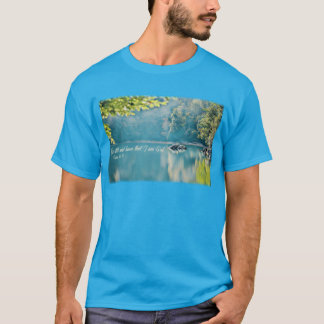 Camiseta Fique quieto e saiba que sou Deus - Salmo 46:10