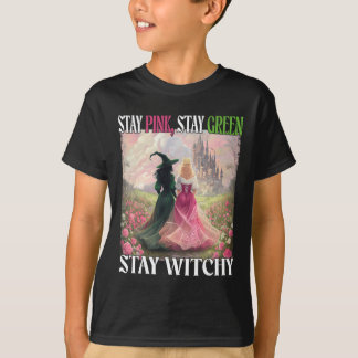 Camiseta Fique Rosa Fique Verde Mantenha Bruxa Bruxa Bruxa 