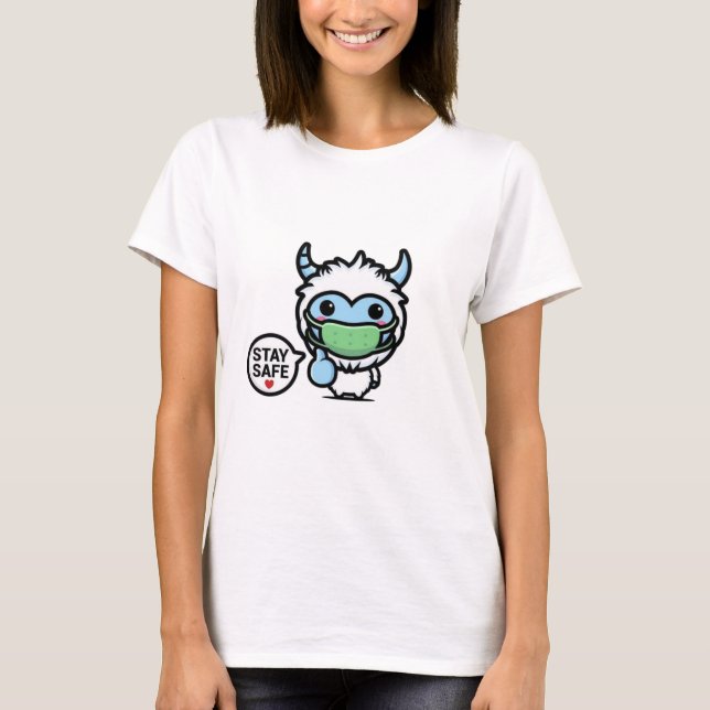 Camiseta Fique Seguro Yeti (Frente)