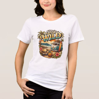 Camiseta Fique Selvagem | Aventura, Natureza e Esp