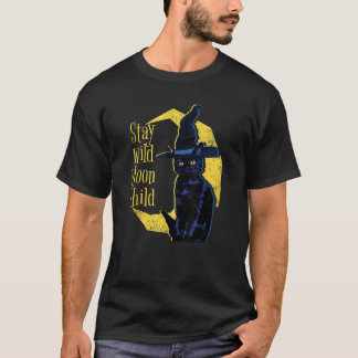 Camiseta Fique Selvagem Criança De Bruxas Oculta Halloween