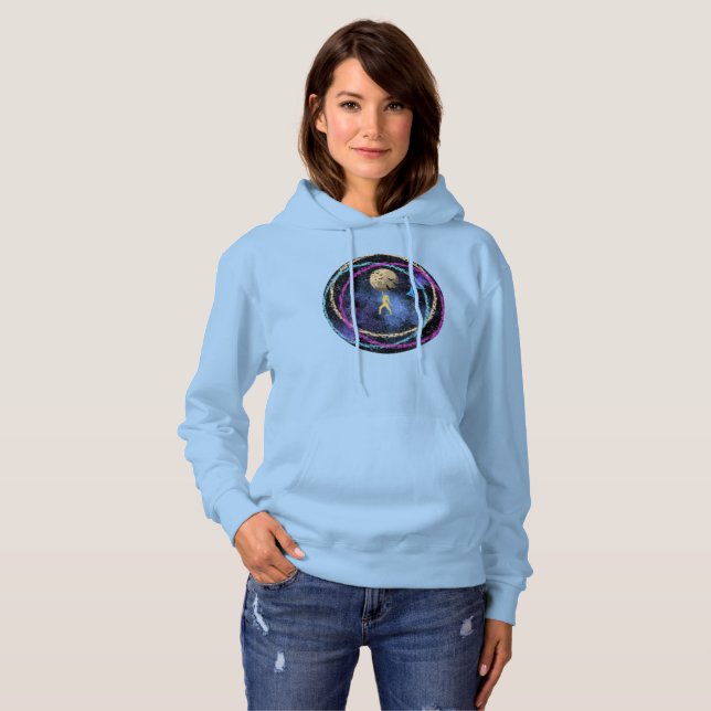 Camiseta Fique selvagem - Dança Galáxia da Lua (Frente Completa)