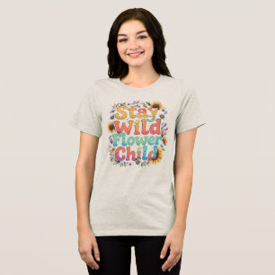 Camiseta Fique Selvagem de Flor