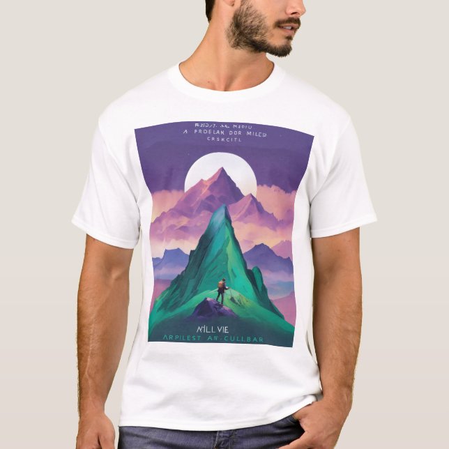 Camiseta "Fique Selvagem, Fique Livre" (Frente)