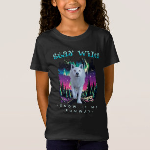 Camiseta Fique Selvagem Lobo Ártico
