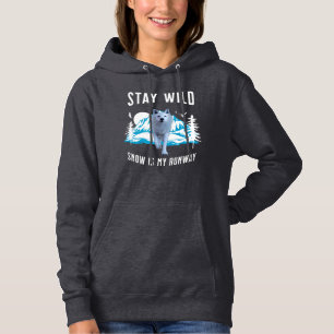 Camiseta Fique Selvagem Lobo Ártico