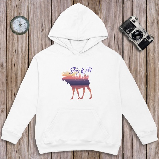 Camiseta Fique Selvagem Moose (Criador carregado)