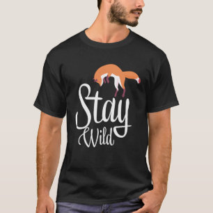 Camiseta Fique Selvagem Raposa Selvagem