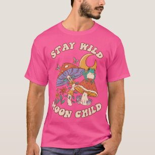 Camiseta Fique Selvagem, Sapo Da Lua, Hippie De Cogumelo
