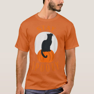 Camiseta Fique Sentado Gato Preto Bonito e Bonito Sentado n