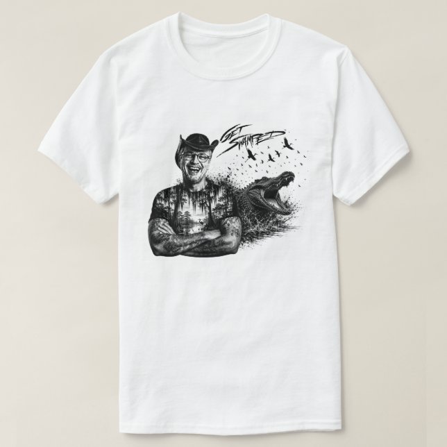 Camiseta Fique Sobrecarregado Robbie (Frente do Design)
