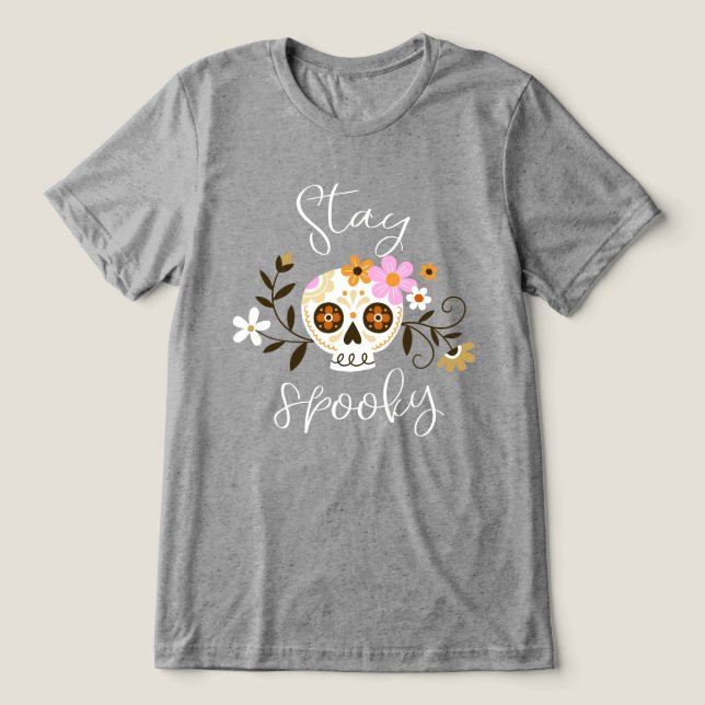 Camiseta Fique Spooky (Design frontal)