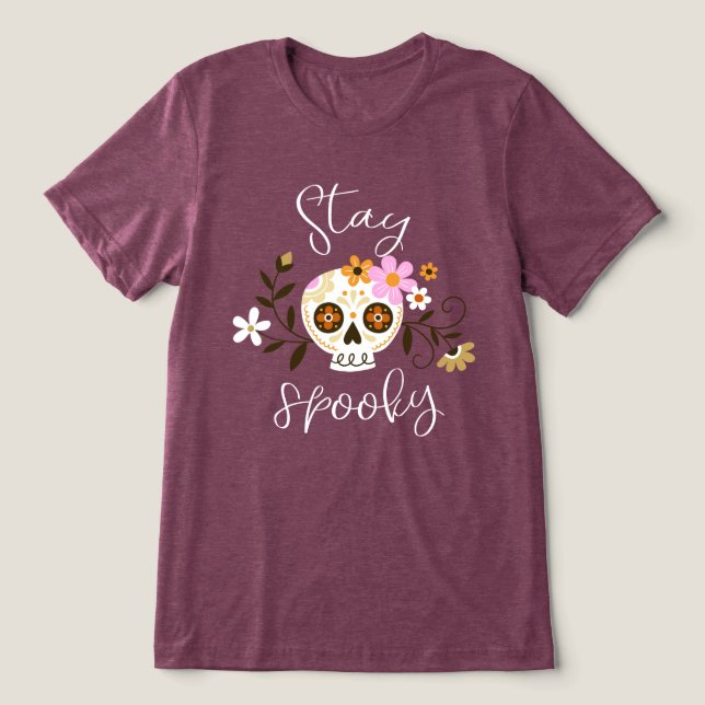 Camiseta Fique Spooky (Design frontal)