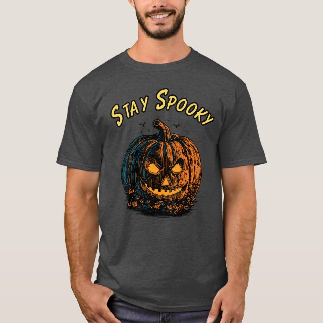 Camiseta Fique Spooky (Frente)