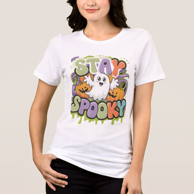 Camiseta Fique Spooky (Frente)
