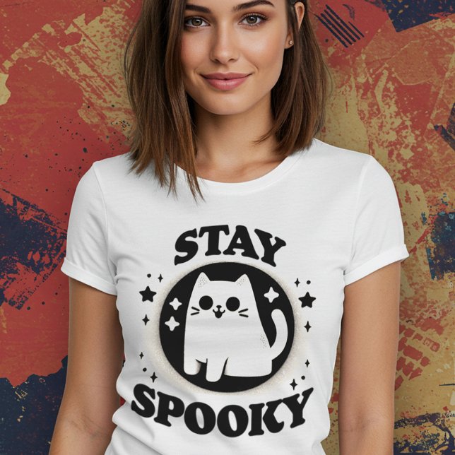 Camiseta Fique Spooky (Criador carregado)