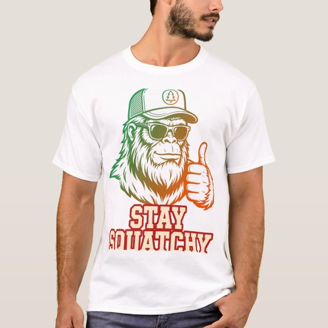 Camiseta Fique Squatchy (Frente)